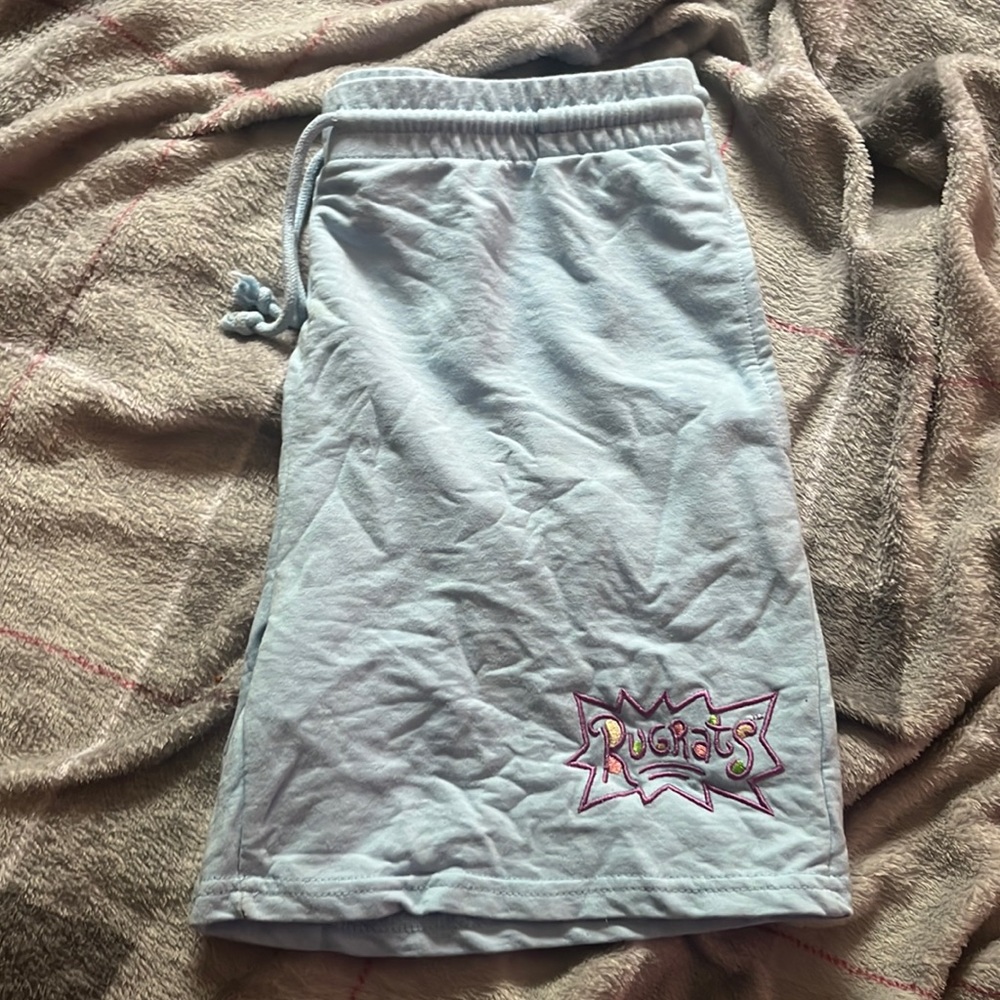 Blue rugrat shorts